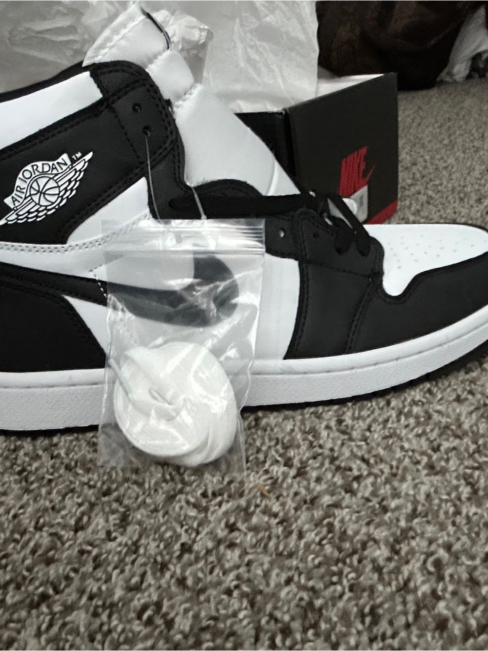Jordan 1 Mid Black and White Men's Sneakers